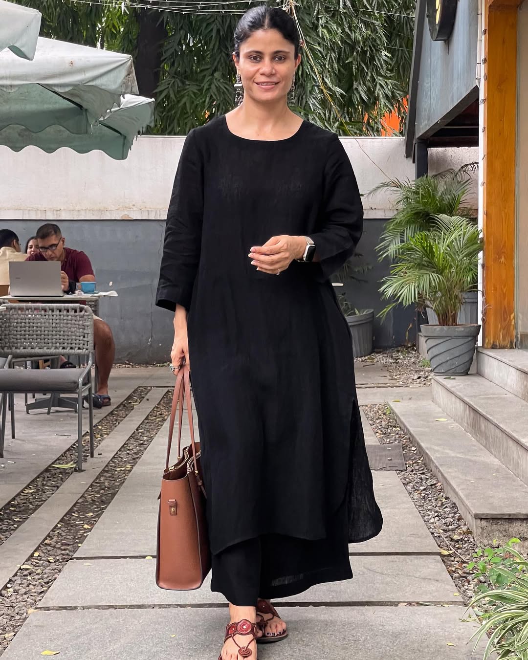 Cotton Plain Kurta Set