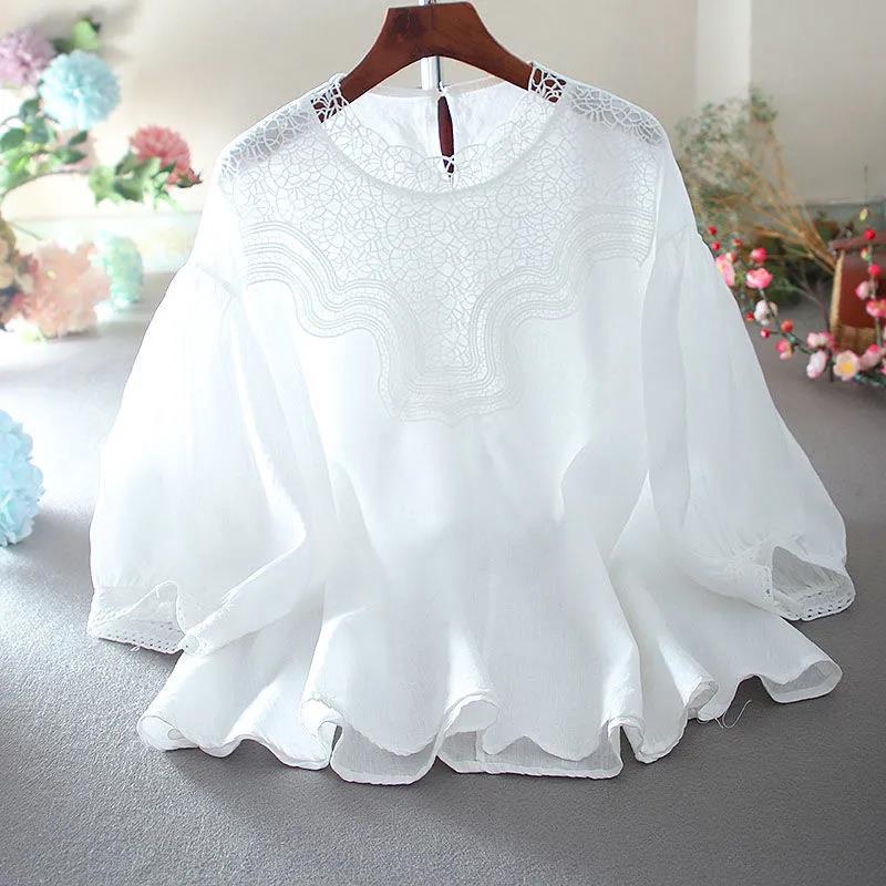 WOMEN COTTON EMBROIDERED TOP
