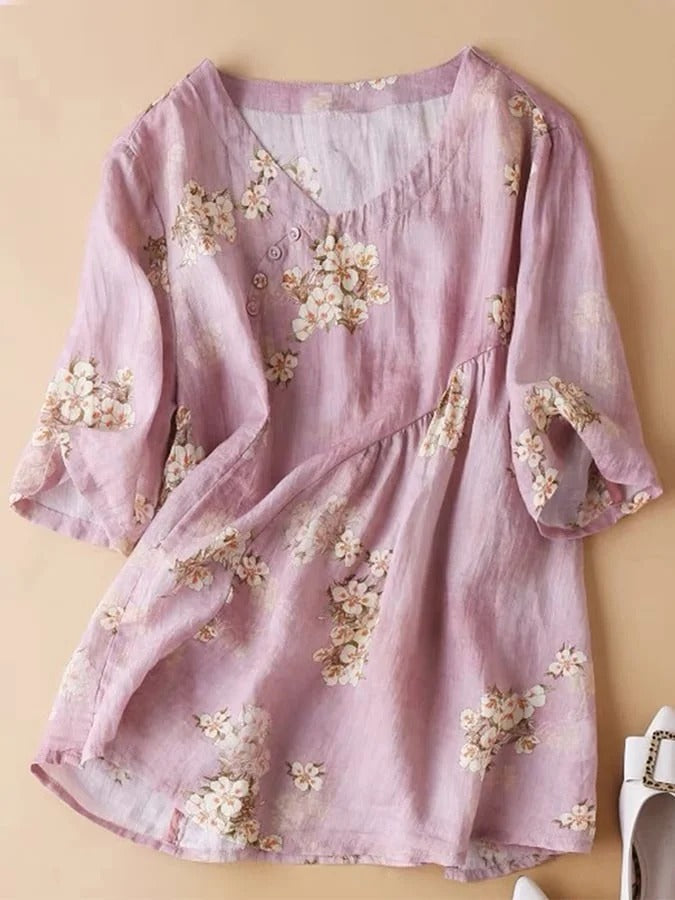 Women Floral Printed Casual Wear Stylish Tunics