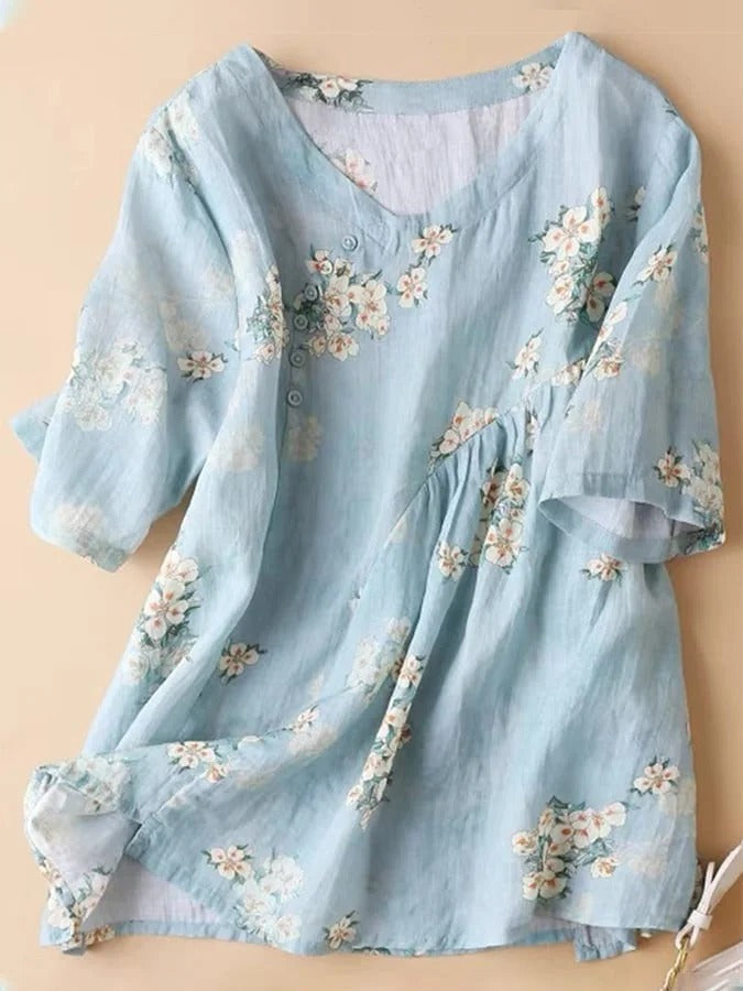 Women Floral Printed Casual Wear Stylish Tunics