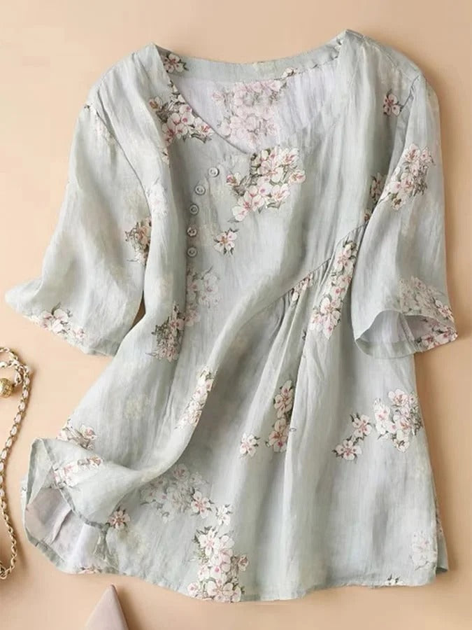 Women Floral Printed Casual Wear Stylish Tunics