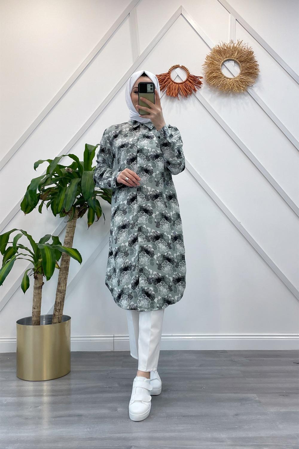 FLORAL PRINTED TOP WITH PLAIN PALAZZO SET