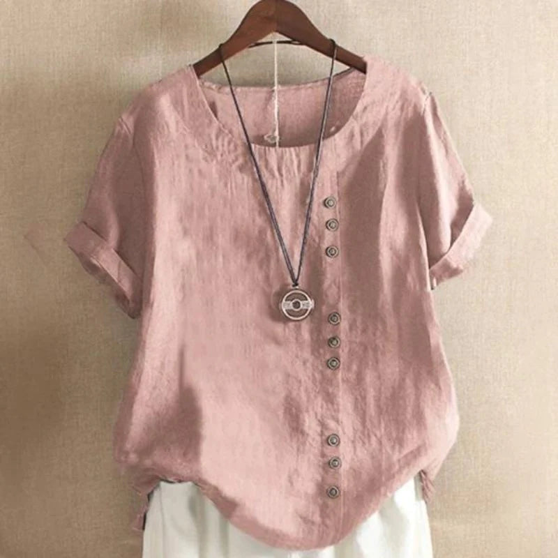 Dreamcatcher Patch Button Summer top