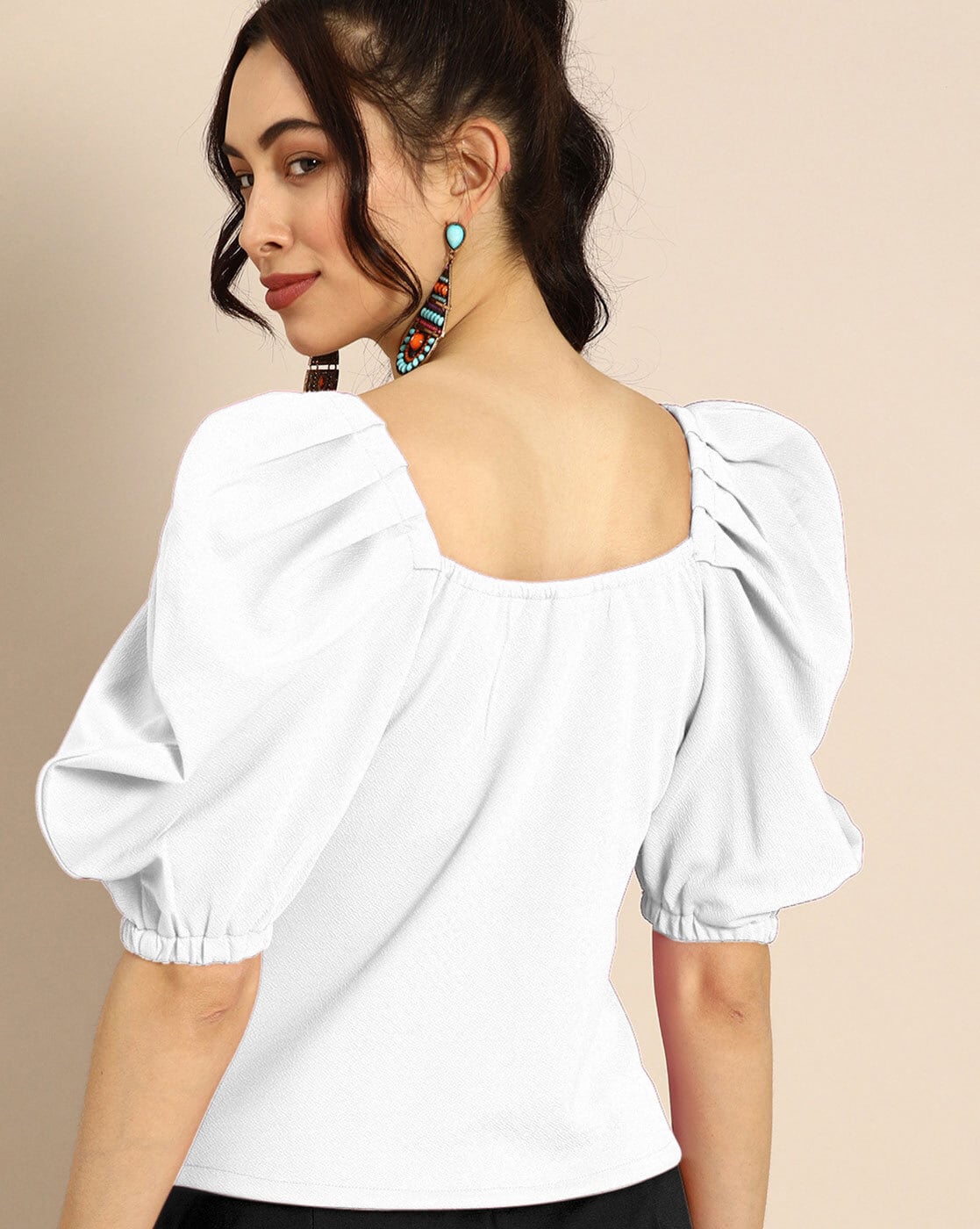 Casual Regular Sleeves Solid Women Top